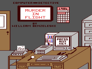Murder title screen for Commodore 64